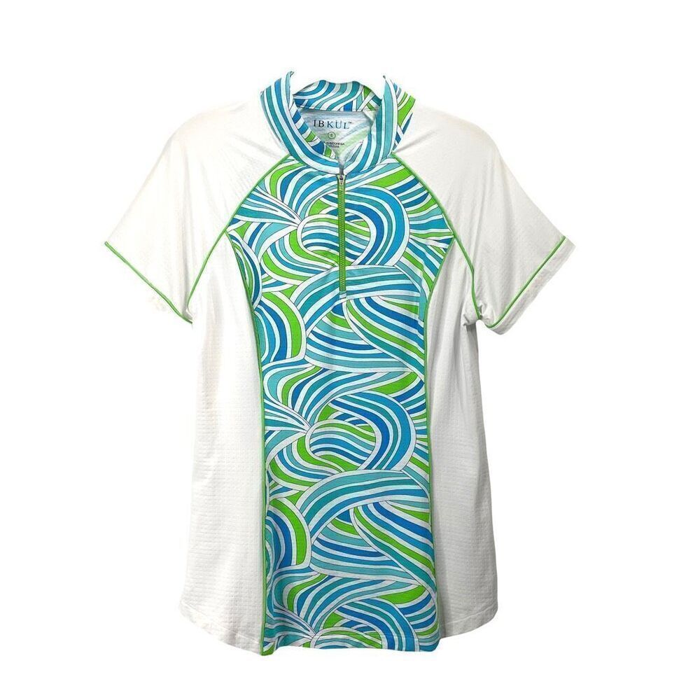 Ibkul printed golf top shirt Size S‎